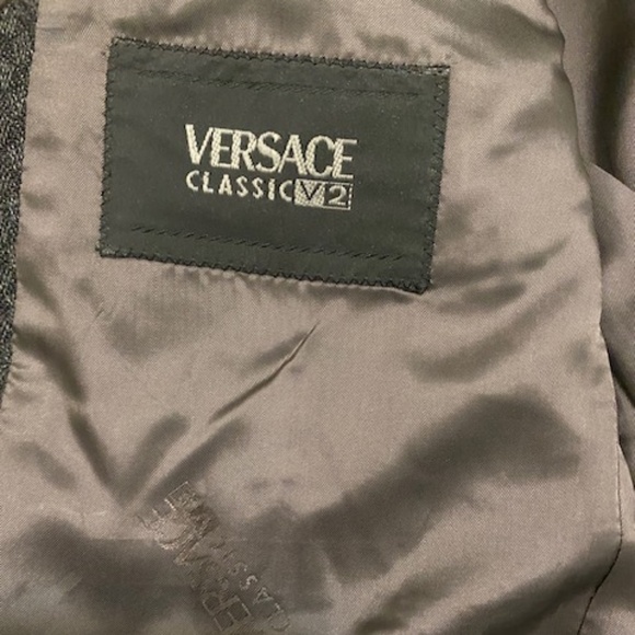 Versace Classic V2 Vintage Wool Single Breasted Blazer Size EU 52 / US 42 - Picture 8 of 11